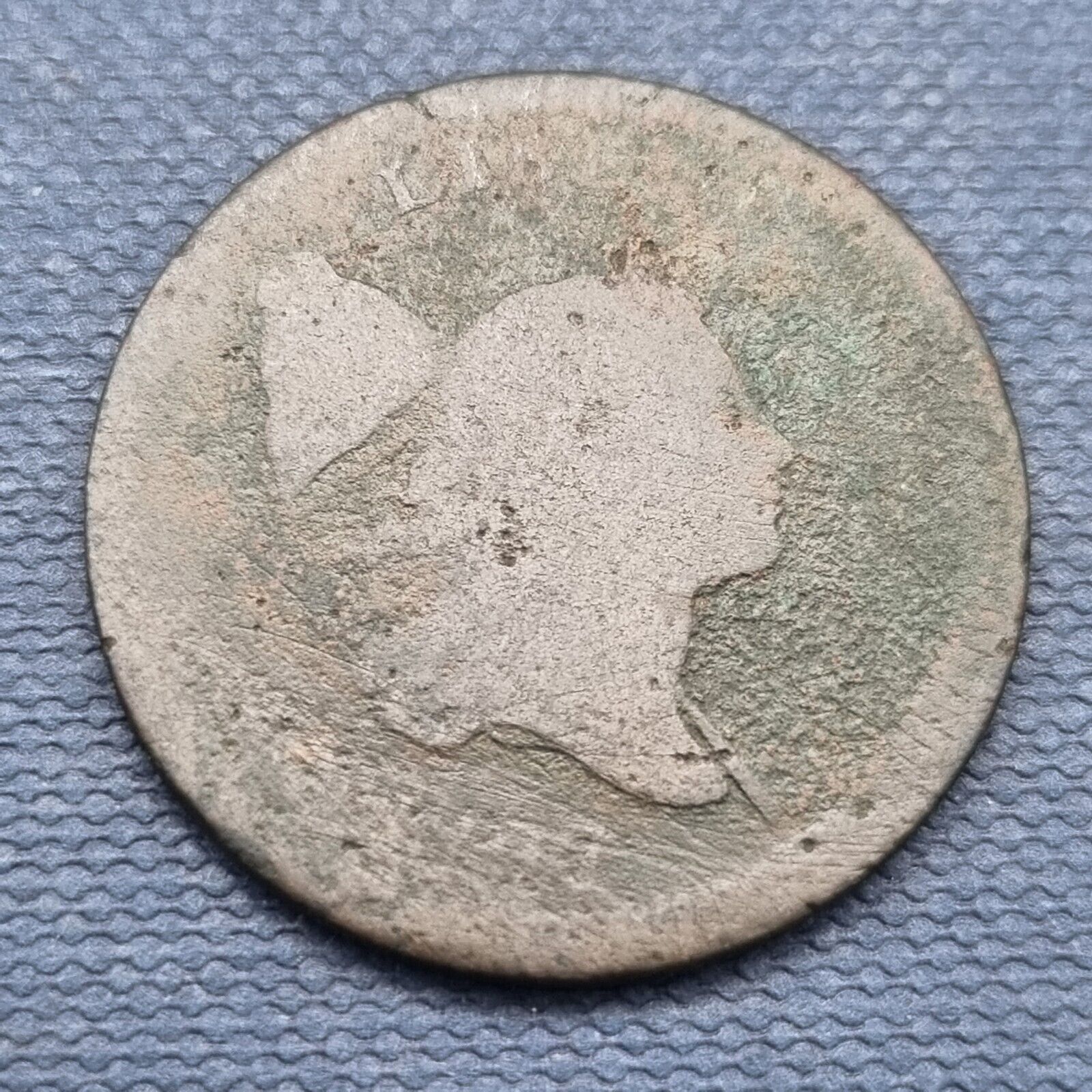1797 Liberty Cap Half Cent 1/2c Circulated Plain Edge #46962