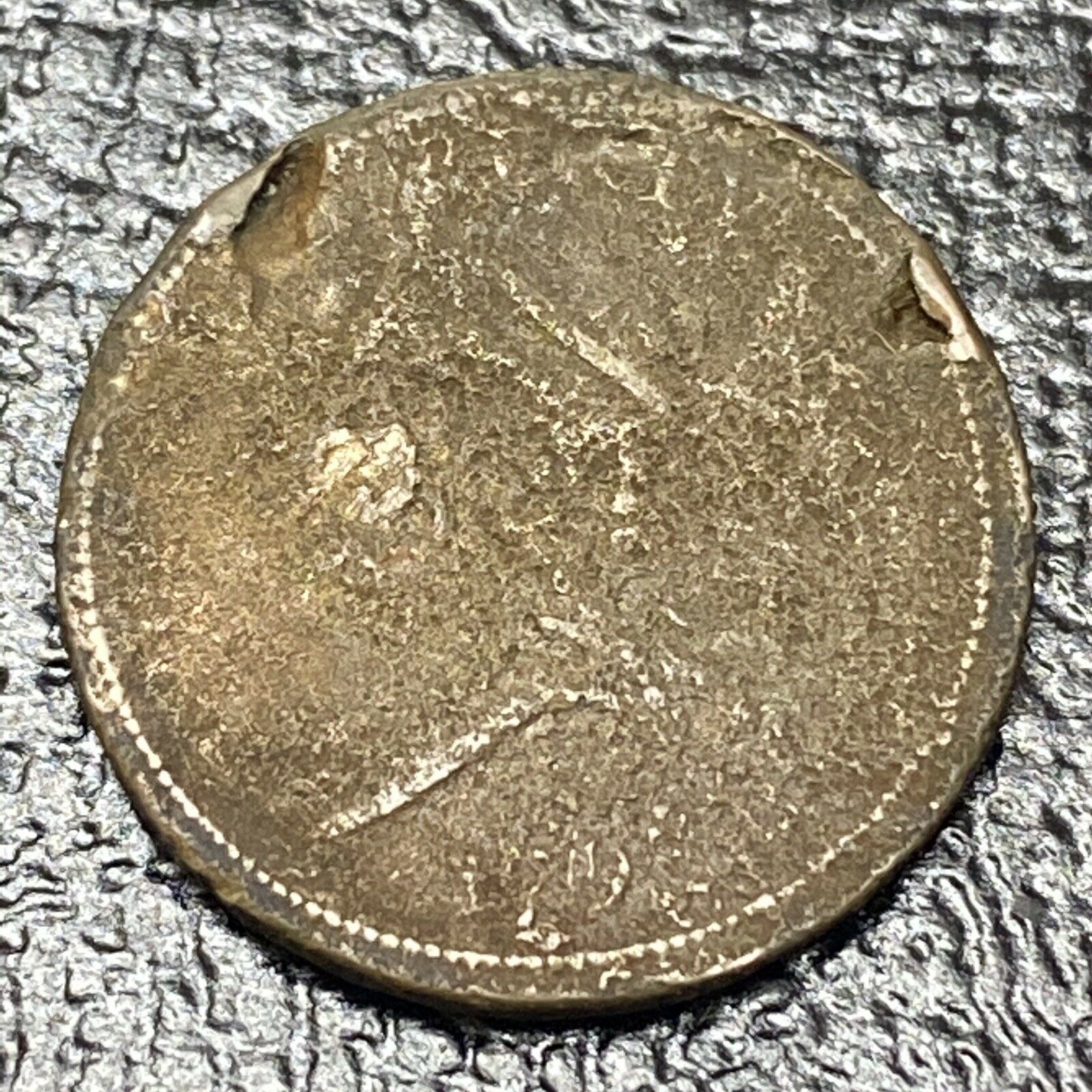 1793 Liberty Cap Flowing Hair Half Cent 1/2 Cent Circulated #34618